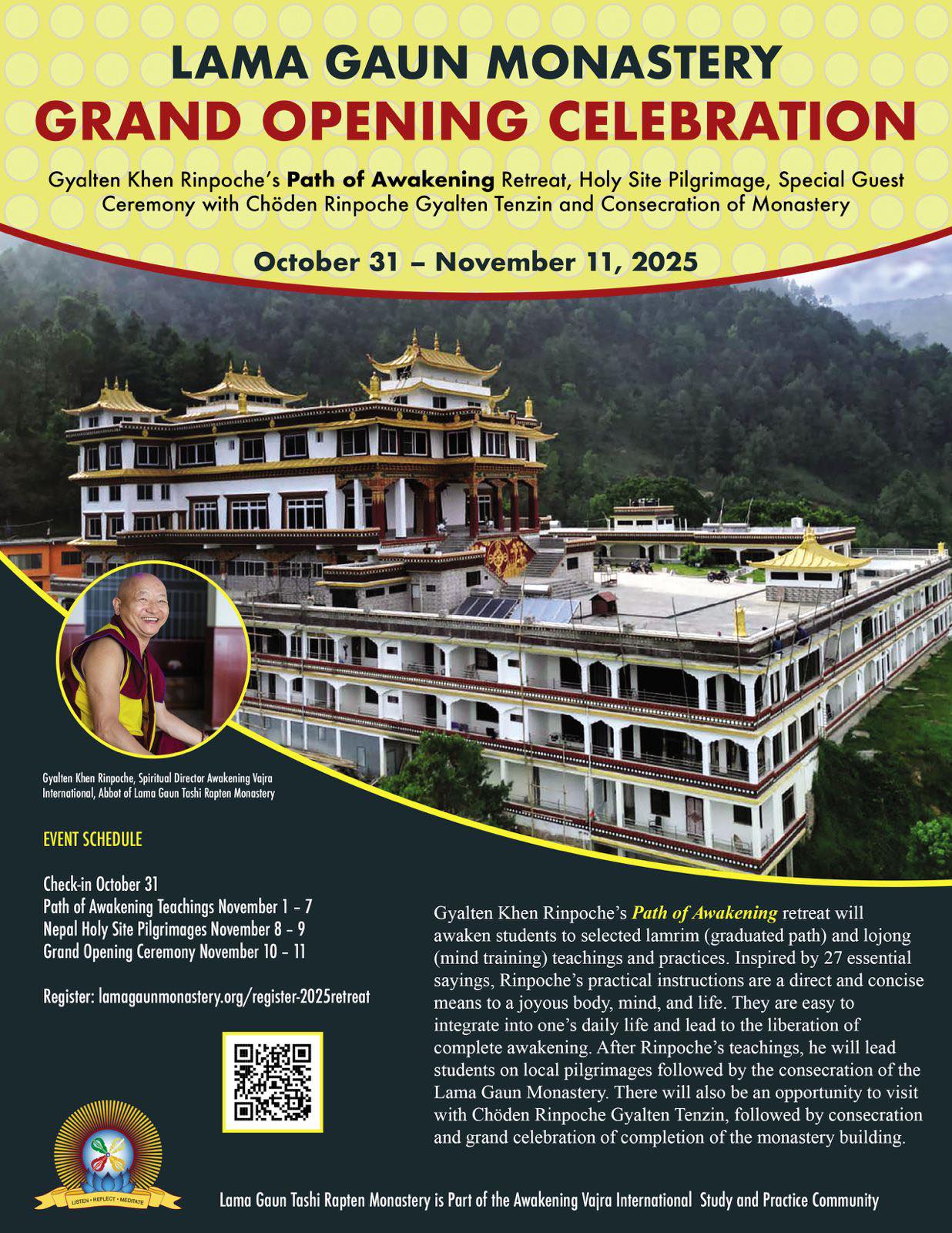 བླ་མ་དགའ་འོང་བཀྲ་ཤིས་རབ་བརྟན་གླིང་གི་རྟེན་འབྲེལ་སྒོ་འབྱེད།